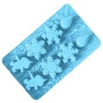 thumbnail image 1 of 3D Christmas Snowflake Soap Molds Chocolate Candy Mold Cake Decorating Tools, 1 of 3