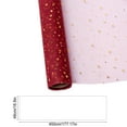thumbnail image 3 of Tyidzon Mesh Wrapping Paper for Flowers, Bouquet Wrapping Paper for Valentines Day Decorations Flower Paper Wrap for Valentine's Day Mother's Day Proposal Wedding Decor Girl Women Gifts, 15Ft, 3 of 5
