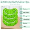 thumbnail image 2 of Almohadillas de trapeador reutilizables para trapeador Swiffer Sweeper, microfibra lavable para uso en seco y húmedo, paquete de 4 cabezales de repuesto para trapeador Swiffer Sweeper, 2 of 5