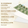 thumbnail image 6 of Cottagecore Peel and Stick Wallpaper 17.7in x 9.8ft Botanical Frog Green Leaves Floral Elements Contact Paper Self-Adhesive Removable Wall Paper for Bedroom Kitchen Cabinet Décor Renter Friendly, 6 of 8