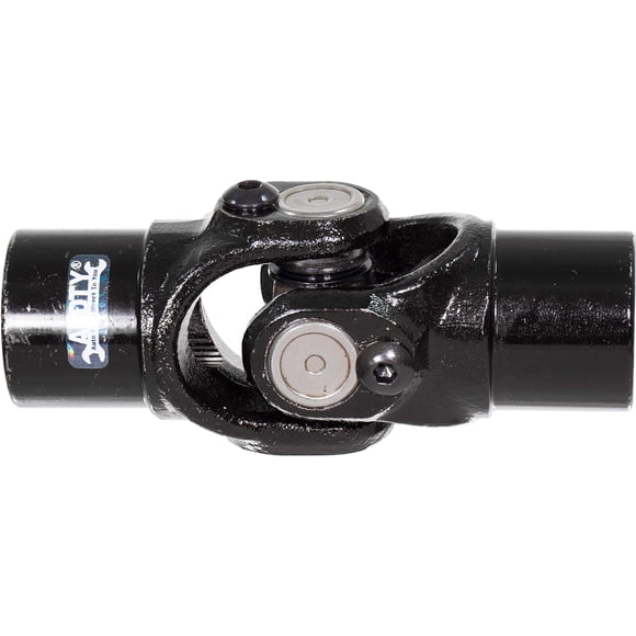 APDTY 141583 Universal Steering Shaft U-Joint 7/8" Round Bore For Weld-On x 5/8" Splined Bore With 36 Tooth Spline