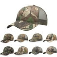 thumbnail image 2 of Mens Camouflage Military Adjustable Hat Camo Hunting Fishing Army Baseball Cap, 2 of 7