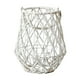 thumbnail image 1 of Candelabro colgante con forma de farol, jaula de alambre de cuerda tejida, decoración de mesa vintage, decoración bohemia para el hogar, para bodas, Altura 28cm, 1 of 8