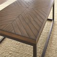 thumbnail image 4 of Steve Silver Aleka Metal Coffee Table in Dark Oak and Charcoal, 4 of 6