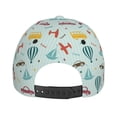 thumbnail image 3 of Kdxio Unisex Transport Travel Pattern Baseball Cap Unisex Washed Classic Adjustable Hat, 3 of 5