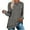 Gray, variant on Scyoekwg Classic Solid Color Womens Long Sleeve Tunic Tops Trendy Crewneck Going Out Tops Casual Lightweight Dressy Blouses Loose Pullover (Dark Gray,M)