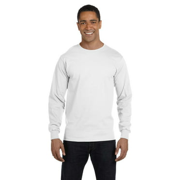 Hanes Men's ComfortSoft Long Sleeve T-shirt 4 Pack - Walmart.com