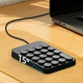 thumbnail image 3 of Corded 19 Key Corded Mechanical Numeric Keypad USB External Keyboard Notebook, 3 of 11