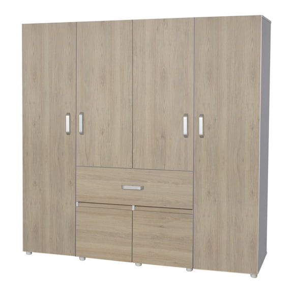 Ropero Armario Bonn Rovere 180x180x50 Closet MDP