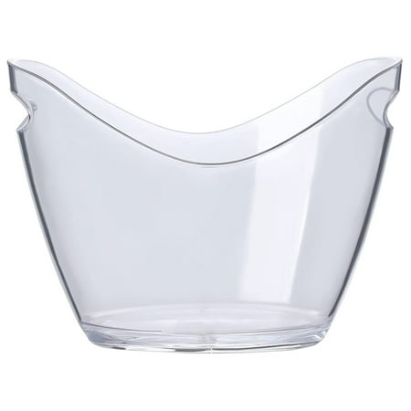 

Ice Bucket Wine Bucket Clear Plastic Bucket Perfect for Wine Champagne or Beer Bottles