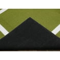 thumbnail image 4 of Garland Rug Borderline Polypropylene Grasshopper Green/White Indoor/Outdoor Area Rug, 5' x 7', 4 of 5