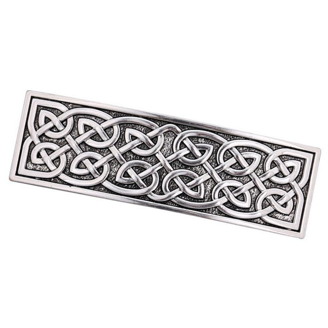 Horquillas para el pelo, pinzas para el pelo grandes, pasadores, lazos para el pelo para mujeres y niñas, accesorios para el pelo hechos a ma , Plata, 78mm Plata 02