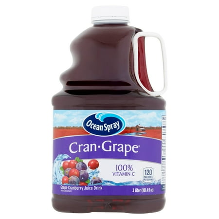 Ocean Spray Cran-Grape Juice, 3 Liters