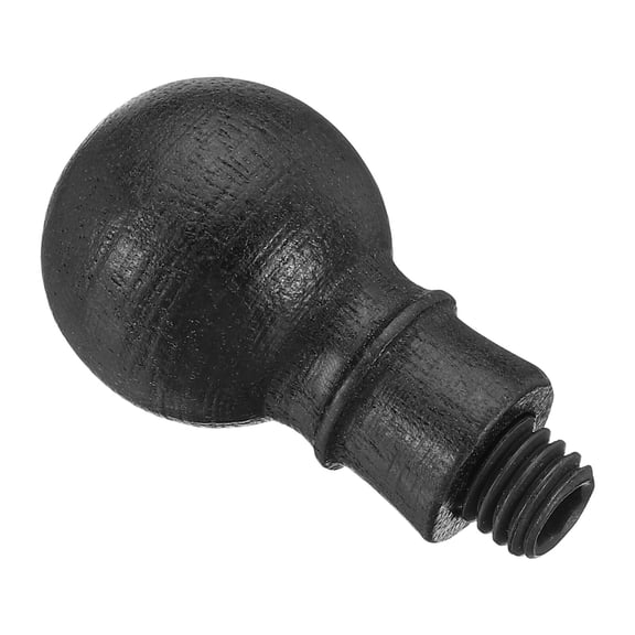 Uxcell Wax Seal Stamp Handle Only Wooden Handle Replacement Sealing Stamp Handles Style 12, Black