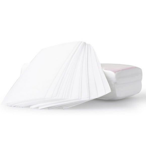 Czzoypi 100 Wax Strips - Non Woven Fleece Warm Wax and Sugar Paste - Skin-Friendly and Tear- Hair Removal for Any Type of Depilation on the Leg Chest Back Area and Face