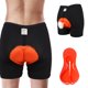 thumbnail image 5 of Hombres ciclismo ropa interior Gel 3D acolchado bicicleta bicicleta pantalones cortos, 5 of 8