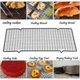 thumbnail image 3 of Set of 2 Baking Cooling Rack, 10 x 16 Non-Stick Heavy Duty Wire Oven Safe Cooling Rack for Roasting and Baking, 3 of 4