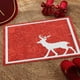thumbnail image 1 of Felpudo Navideño de Reno | Alfombra de Entrada Antideslizante de Poliéster de 40 X 60 Cm | Felpudo Absorbente para Baño | Decoración Navideña Lavable a Máquina | Tapete para La Cocina y La Lavandería, 1 of 6