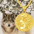 thumbnail image 6 of Yin Yang Necklace 925 Sterling Silver Dragon Scorpion Tiger Wolf Witcher Medallion Scorpio Jewelry Christmas Birthday Gifts for Men Women Unisex, 6 of 7