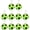 Football Keychain, variant on Reflective Fire Suit Keychain Set, 10Pcs Safety Pendant for Night Running Cycling, 4x5.7cm