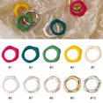 thumbnail image 3 of Acrylic Ring All Match Solid Color Creative Resin Ring Plastic Ring Finger Ring, 3 of 10
