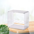 thumbnail image 4 of Caja de exhibición CUTICAT clara de plástico ABS Doble capa Organizador, 4 of 8