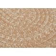 thumbnail image 2 of Colonial Mills 2' x 10' Gold And Beige Oval Handmade Braided Area Runner Throw Rug, 2 of 2