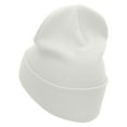 thumbnail image 2 of Farmer Embroidered 12 Inch Long Knitted Beanie - White OSFM, 2 of 5