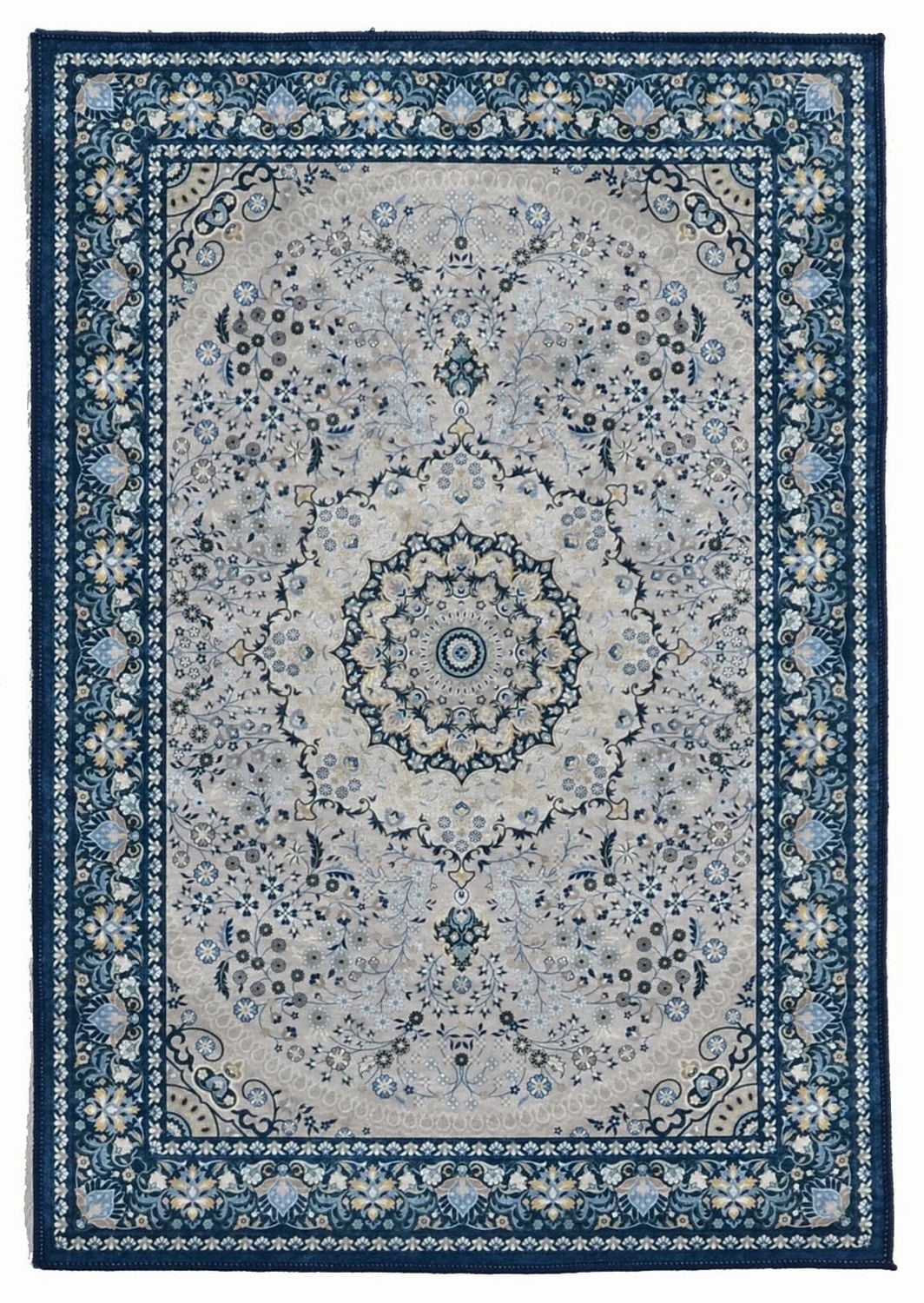 Tapis d'appoint Emerald Charlotte ivoire & framboise de 3 pi 3 po x 5 pi