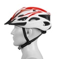thumbnail image 4 of Eigraketly Casco de bicicleta al aire libre para hombre, cascos ajustables ligeros para ciclismo seguro, transpirable, resistente al agua Ciclismo rojo blanco un tamaño, 4 of 6