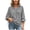 Black Tops, variant on Womens Striped Tops 3/4 Ruffle Sleeve Collared Back Split Blouse Dressy Casual Work Daily Going Out Shirts Blue S