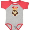 thumbnail image 3 of Inktastic Pug Dog Loved by a Pug Boys or Girls Baby Bodysuit, 3 of 5