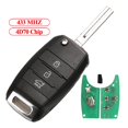 thumbnail image 1 of 3 Button Flip Remote Car Key Alarm 433mhz 4d70 Id46 Chip For Kia Cerato K3 2013 2014 2015 2016 2017 2018 2019, 1 of 1