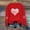 #136-Red, variant on Ounisa Womens Oversized Sweatshirt No Hood Fall Crewneck Love Heart Letter Graphic Pullover Sweatshirts Vintage Long Sleeve Tops