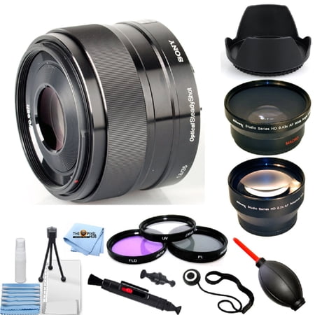 Sony 35mm f/1.8 OSS Alpha E-Mount Prime Lens SEL35F18 – Filter Bundle