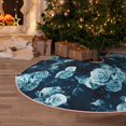 thumbnail image 5 of Sikiie Ink Rose Nativity Christmas Tree Skirt, Jesus Christian Winter Holiday Tree Mat Decoration(30-48IN)30", 5 of 6