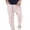 Pink, variant on yillto Men’s Casual Pants Elastic Drawstring Waist Pants Loose Straight Leg Long Beach Sweatpants