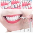 thumbnail image 4 of 7 piezas de acero inoxidable 304 Juego de palillos de dientes Palillos de dientes de titanio Palillo de dientes de metal Palillo de dientes reutilizable con estuche, 4 of 5