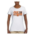 thumbnail image 2 of Wild Bobby Cincinnati Football Joe Ja'Marr 22 Sports Women Graphic T-Shirt, White, Large, 2 of 5