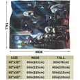 thumbnail image 2 of The Eminence Anime in Shadow Blanket Super Soft Throw Blanket Flannel Ultra-Soft Micro Fleece Blanket for Couch Bed Sofa Travelling Camping 50x60, 2 of 6