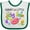 White and Green, variant on Inktastic Nana's Little Jellybean Cute Easter Candy Boys or Girls Baby Bib