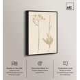 thumbnail image 2 of Two Stems Canvas Print Botanical Art by Art Remedy, Black Frame, 30 x 45, 2 of 6