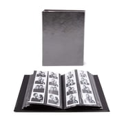 Photo Booth Frames Photo Booth Album for 2x6 In Photo Strips, 100 Pages, 200 Photos, 1 Pack, Black