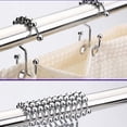 thumbnail image 1 of TTJ Over the Door Hooks Door Hooks for Hanging Double Shower Hooks 12 Pack Matte Rust Resistant Curtain Rings Heavy Duty Hanging Hooks for Shower Rod Bathroom Curtain and Liner, 1 of 10