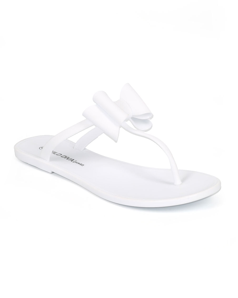 wild diva bow sandals