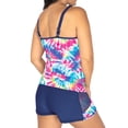 thumbnail image 4 of Free Country Ladies 2-piece Tankini & Swim Short Swim Set, 4 of 11