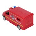thumbnail image 2 of Camión de bomberos, modelo de coche de simulación, sonido innovador y luces, camión de bomberos, juguete extraíble para niños, colección de regalos, 2 of 8