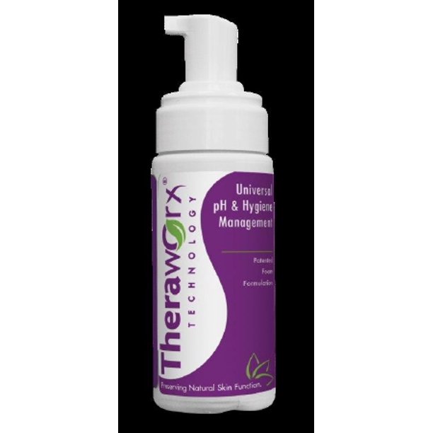 Theraworx NoRinse Body Wash Foaming 4 oz. Pump Bottle Unscented Case