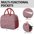 thumbnail image 6 of Lunch Bag Lunch Box for Women Reusable Insulated Lunch Bags,Water-Resistant Tropical Watermelon Fruit Cooler Lunch Tote Bag, Large Capacity for Work Travel Picnic, 6 of 6