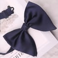 thumbnail image 3 of Men Big Bow Ties, Classic Solid Bowtie Adjustable Formal Neck Bowtie Tux Bowtie For Men Wedding Party Accessories, 3 of 7